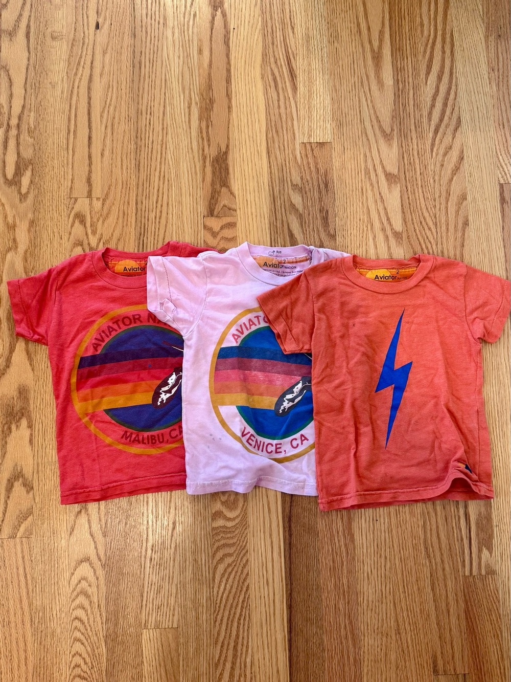 Aviator Nation tee shirt bundle - kids size 2T